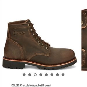 NEW CHIPPEWA 6" STEEL TOE LACE UP BOOT